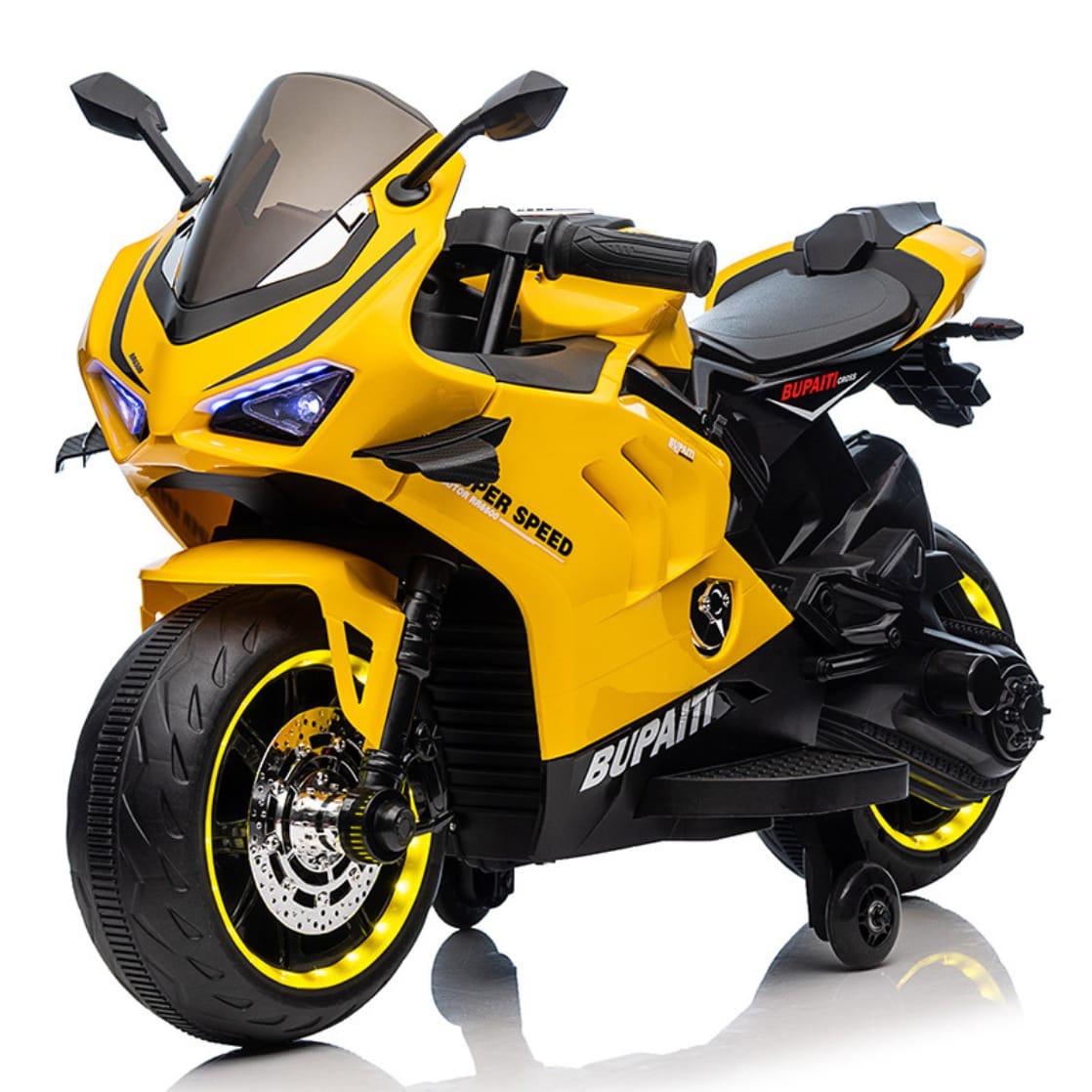 Yellow Kids electric bike