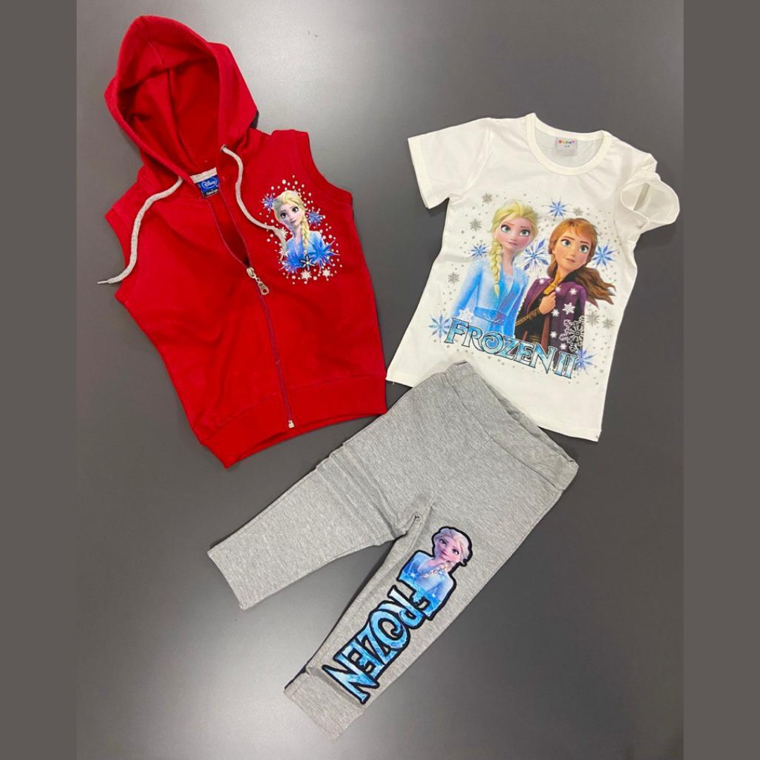 Frozen 3 piece girls tracksuit